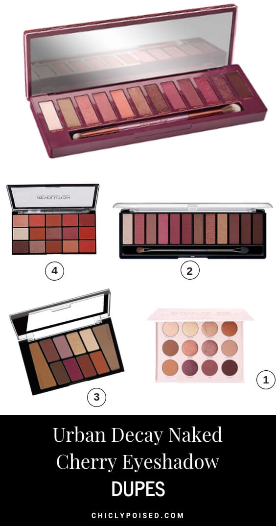 4 Urban Decay Naked Cherry Eyeshadow Palette Dupes