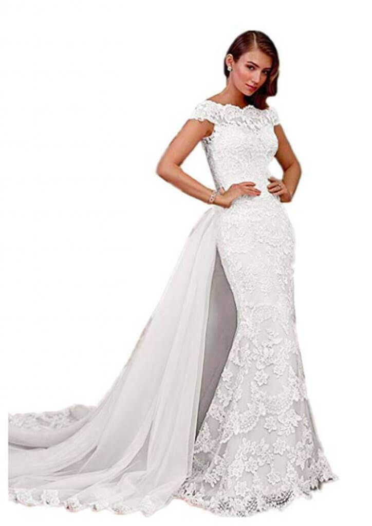 10 Mermaid Bridal Wedding Dresses For Under $200 - Chiclypoised