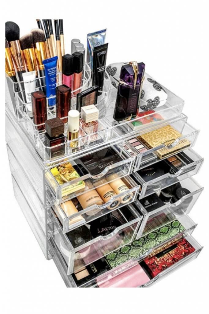 Best Clear Acrylic Makeup Storage Units - Chiclypoised