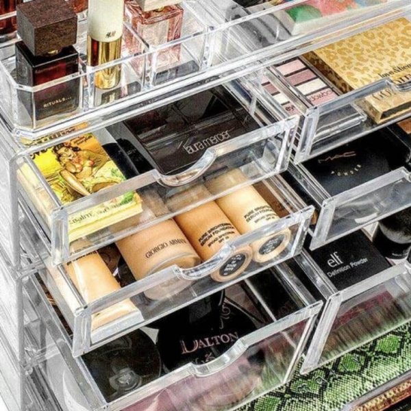 Best Clear Acrylic Makeup Storage Units