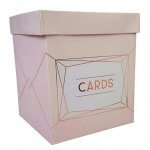 Rose Gold Card Holder Box